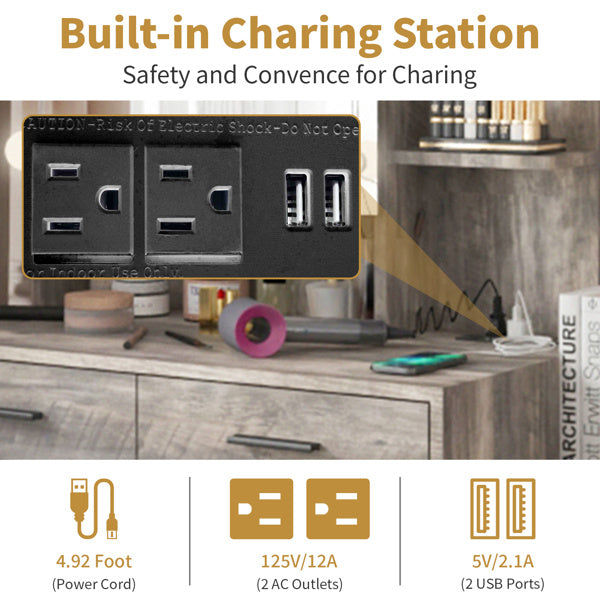 Eclaire Dressing Table Set