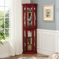 Maltise Corner Curio Cabinet