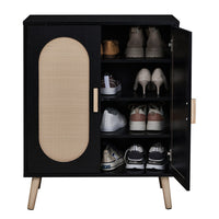 Otto Rattan Shoe Cabinet