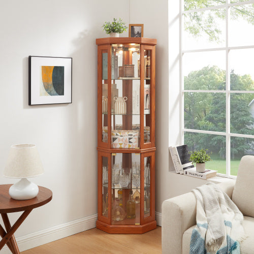 Terine Corner Curio Cabinet