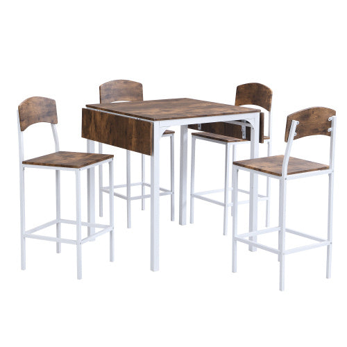 Extendable Dining Table Set For 4