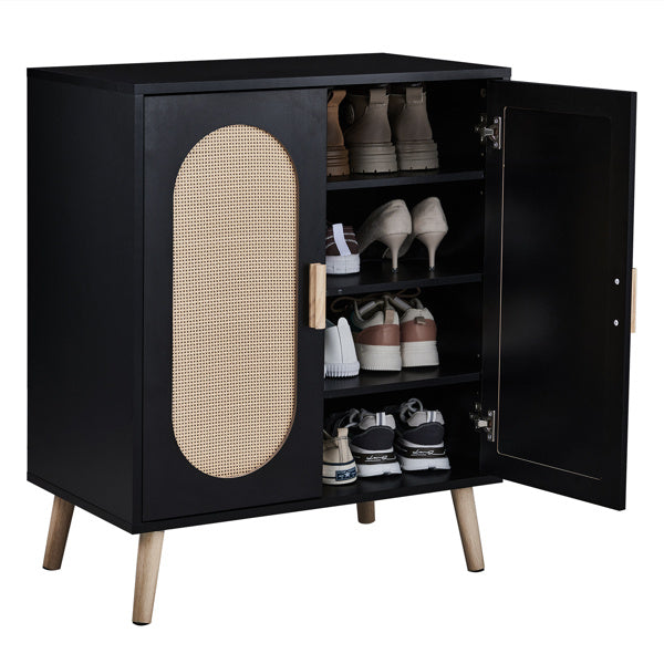Otto Rattan Shoe Cabinet
