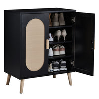 Otto Rattan Shoe Cabinet