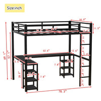 Sleepros Full Size Loft Bed