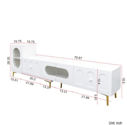 Everess 70 Inch TV Stand