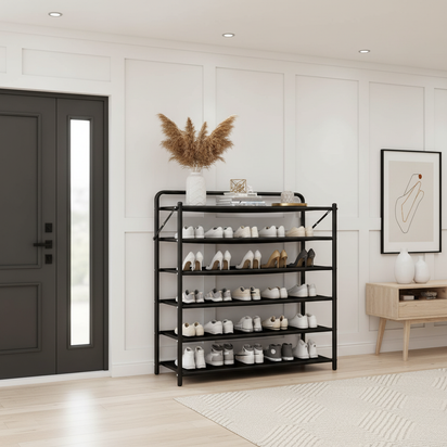 6-layer shoe rack in entryway entrance