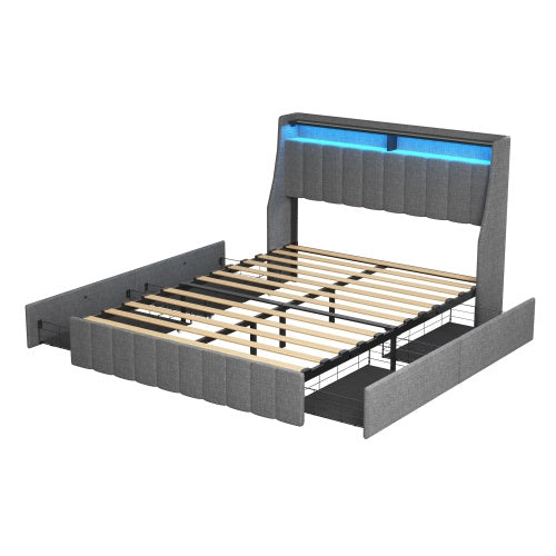 Clover & Co Queen Size Bed Frame
