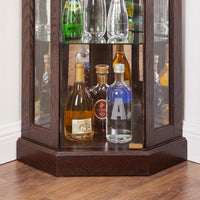 Terine Corner Curio Cabinet
