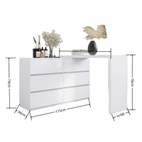 Rove Collections Extendable Desk & Dresser
