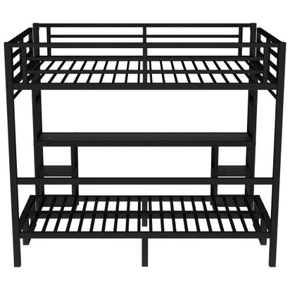 Klarna Adjustable Queen Over Twin Loft Bed With Desk