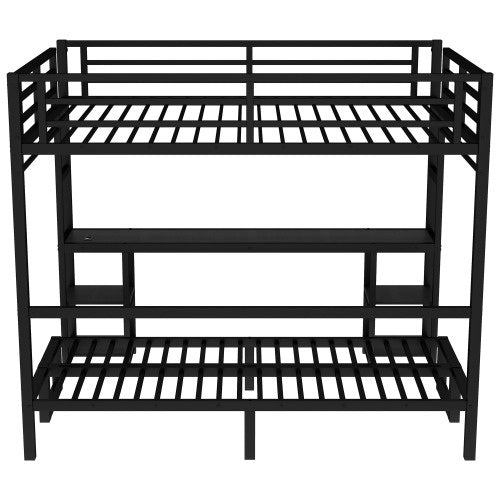 Klarna Adjustable Queen Over Twin Loft Bed With Desk