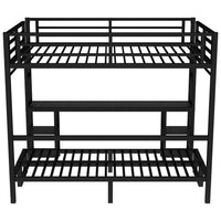 Klarna Adjustable Queen Over Twin Loft Bed With Desk