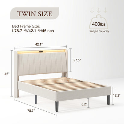 Heirloom Upholstered Platform Bed Frame
