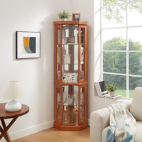 Terine Corner Curio Cabinet