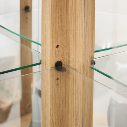 Terine Corner Curio Cabinet