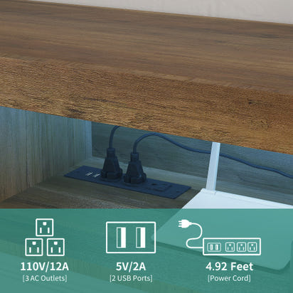 The Oak 65 Inch TV Stand