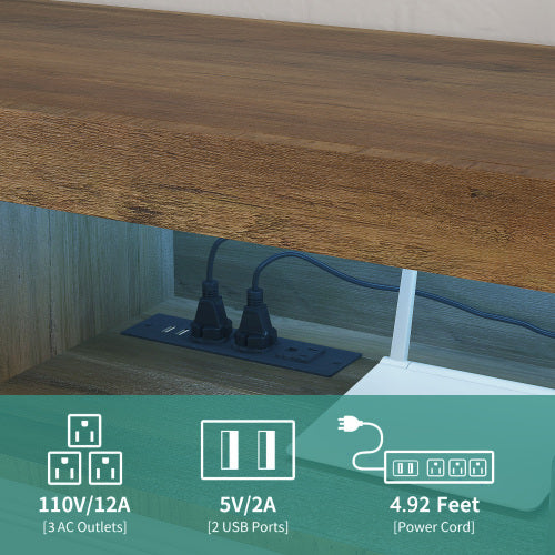 The Oak 65 Inch TV Stand