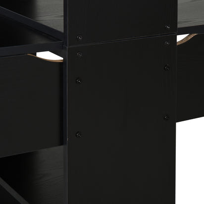 Bose Dual Computer Desk With Shelf