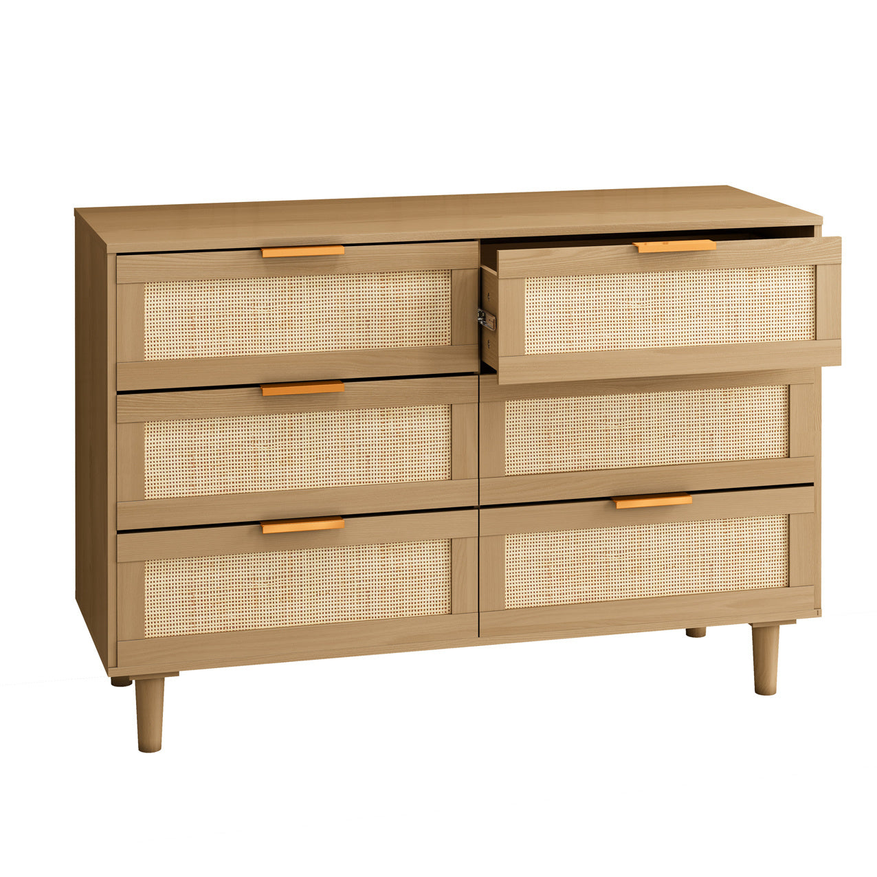 The Oak Rattan Dresser