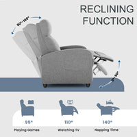 UrbanEase Recliner Sofa