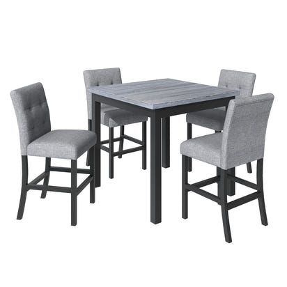 Row Dining Table Set For 4