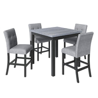 Row Dining Table Set For 4