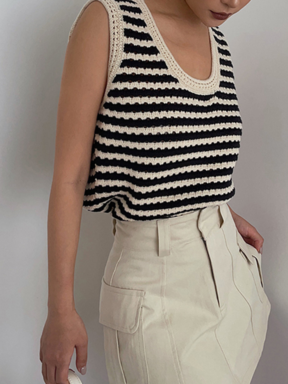 Uptown Stripe Sweater Vest