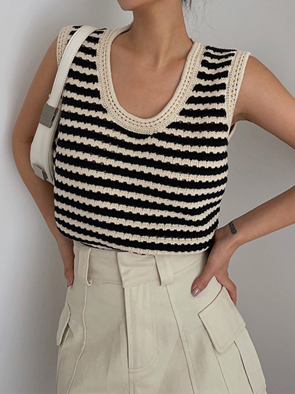 Uptown Stripe Sweater Vest