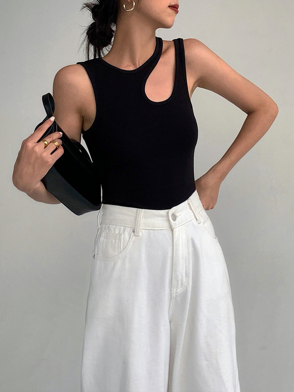 Bella Baby Cutout Tank Top