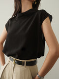 Sunday Soft Cap Sleeve Leisure T-Shirt