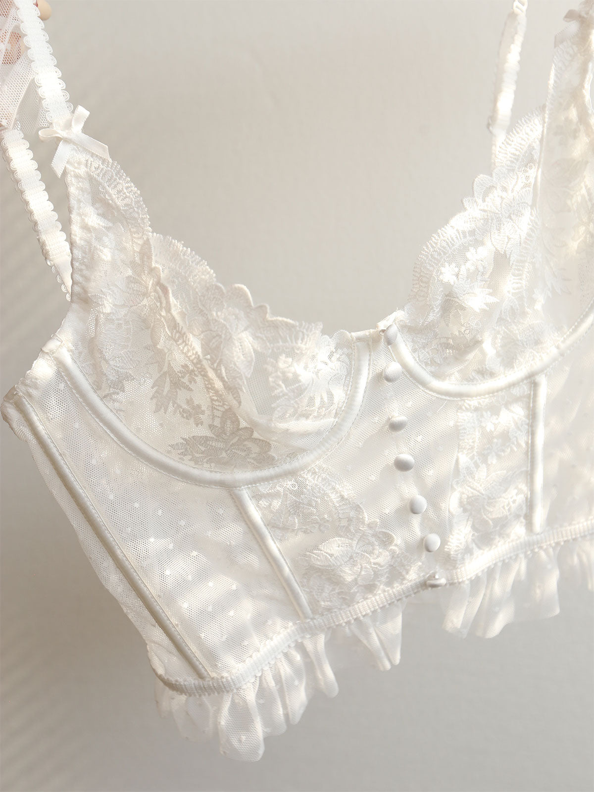 Sheer Temptation Corset Crop Top