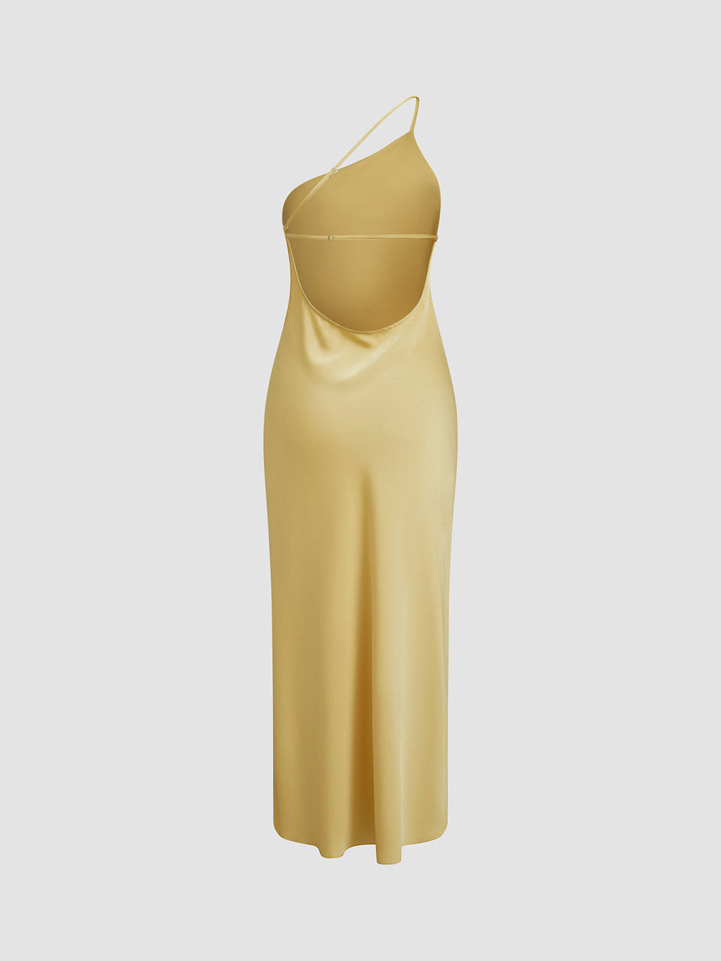 Stargaze Open Back Satin Long Dress