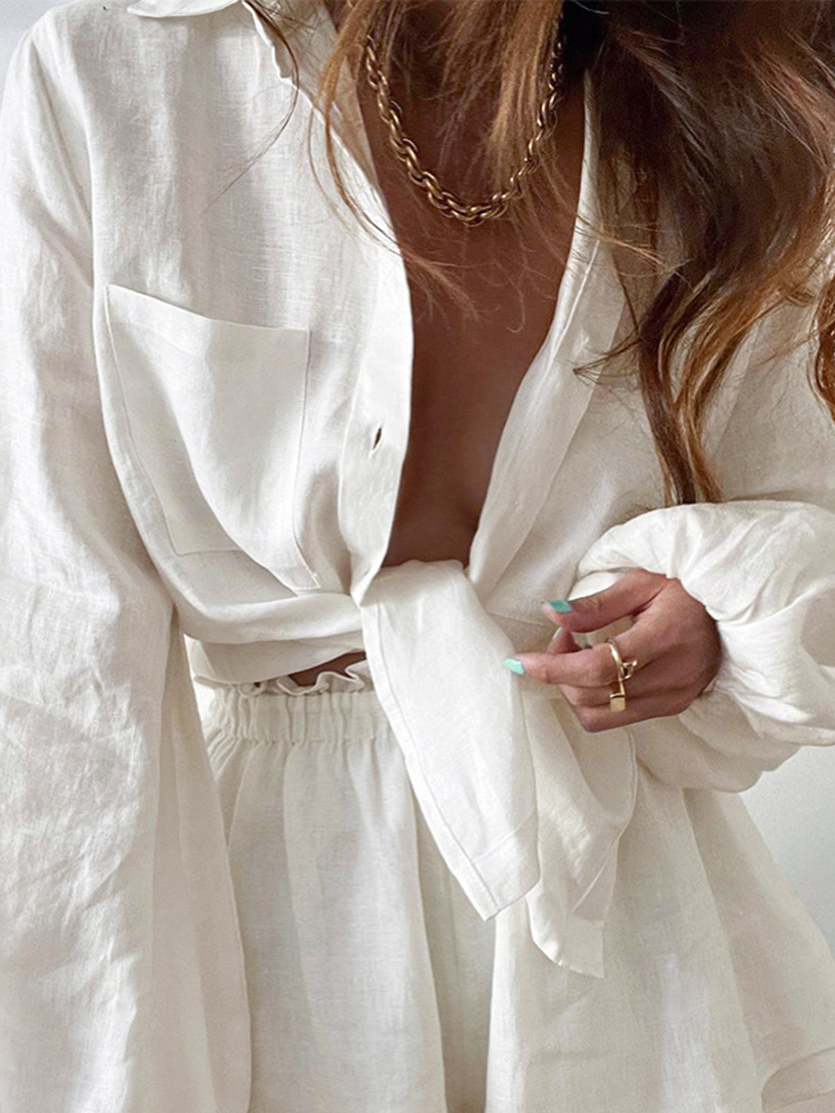 Amber Double Lined Shorts Set