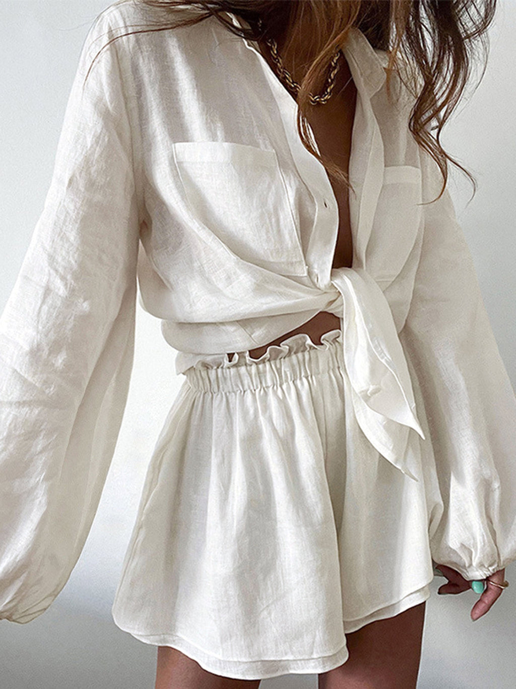 Amber Double Lined Shorts Set