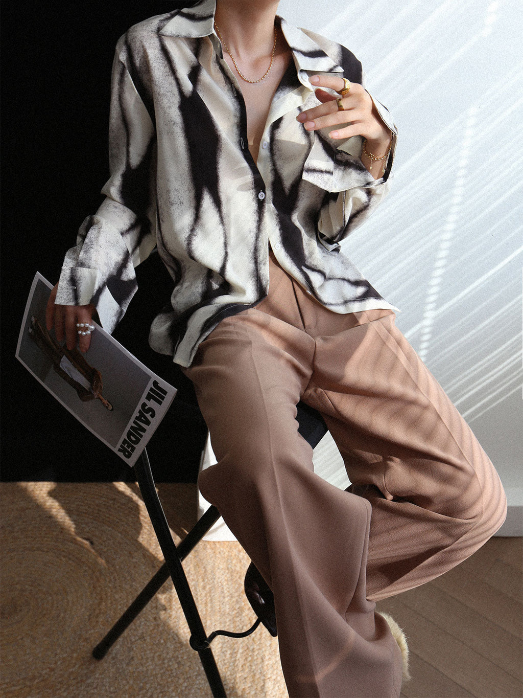 Tie Dye Dreamer Oversized Button-Down Shirt