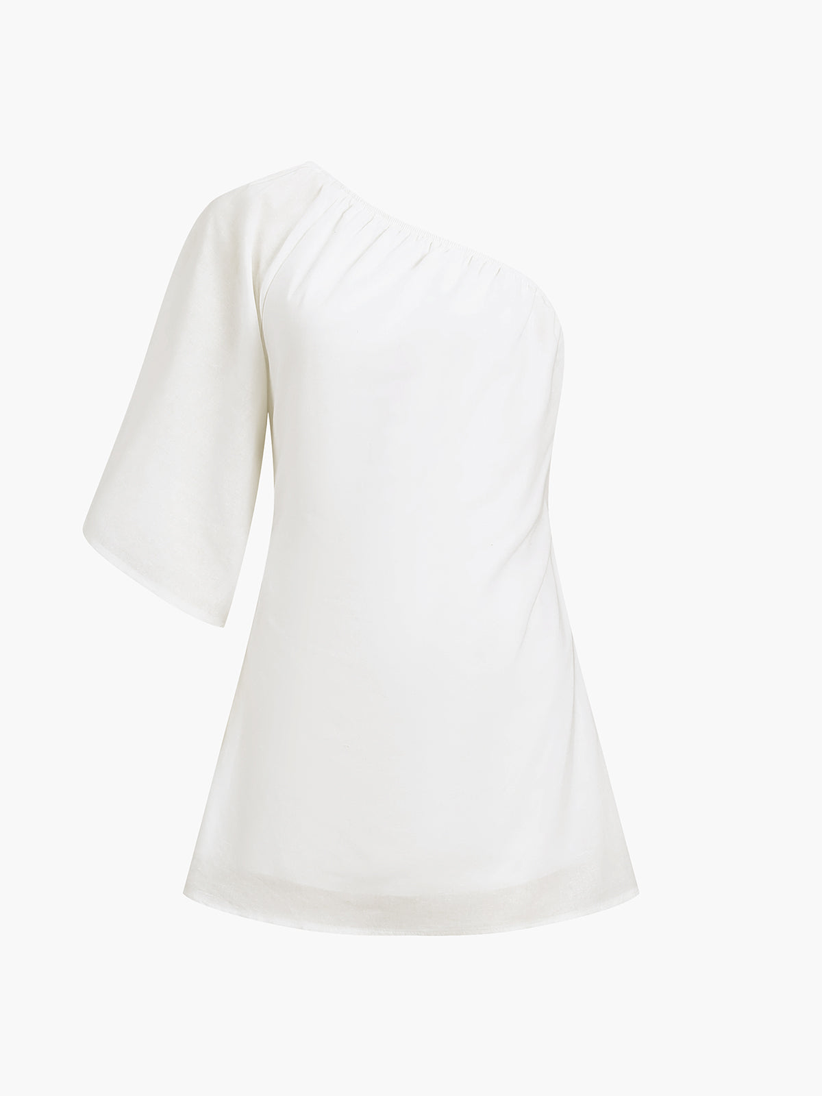 For Her One Sleeve Comfortable Short Dress