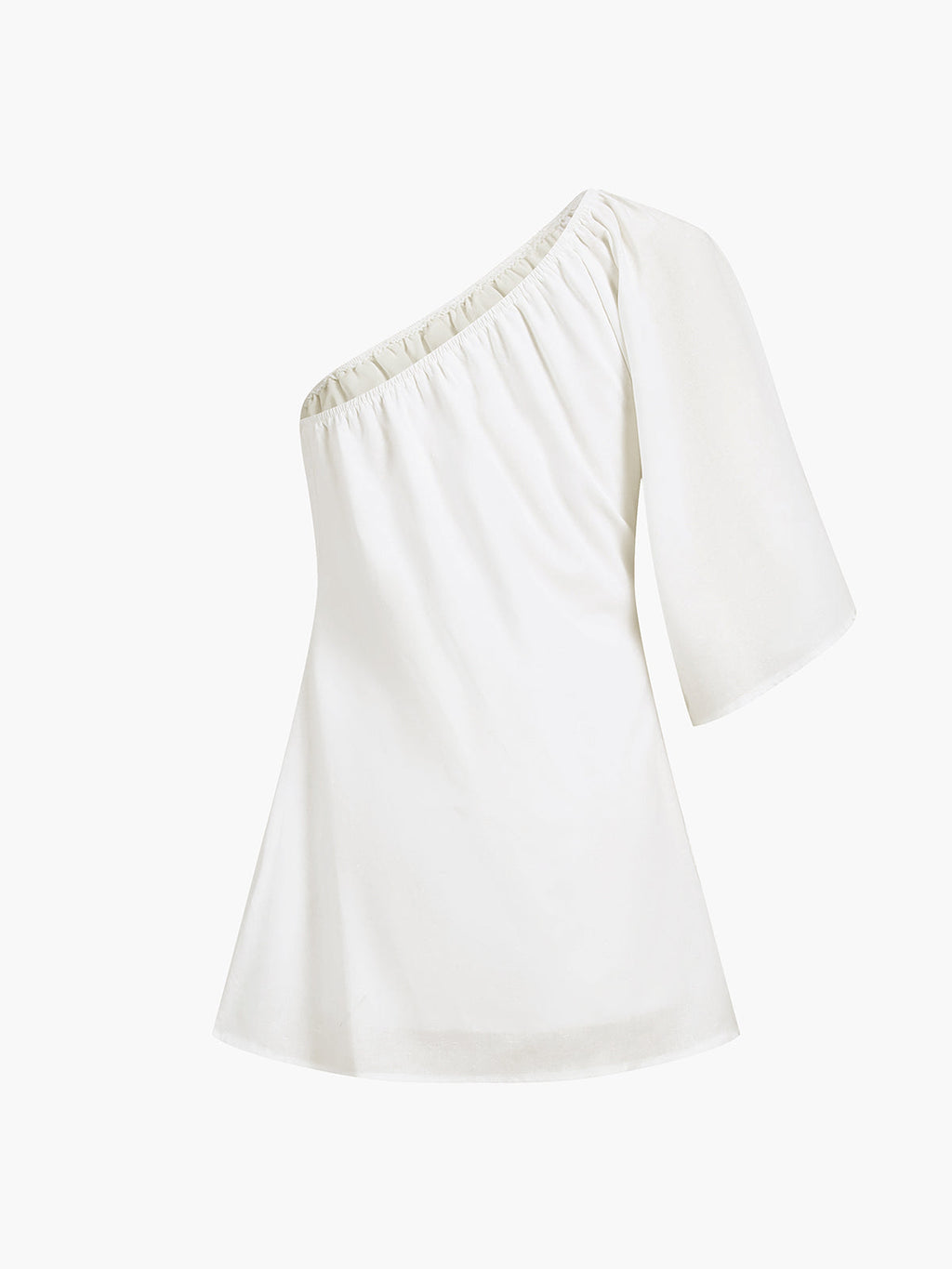 For Her One Sleeve Comfortable Short Dress