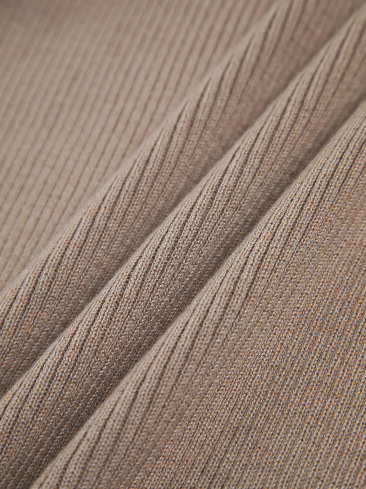 Warm Tone Chestnut Halter Rib Knit Top