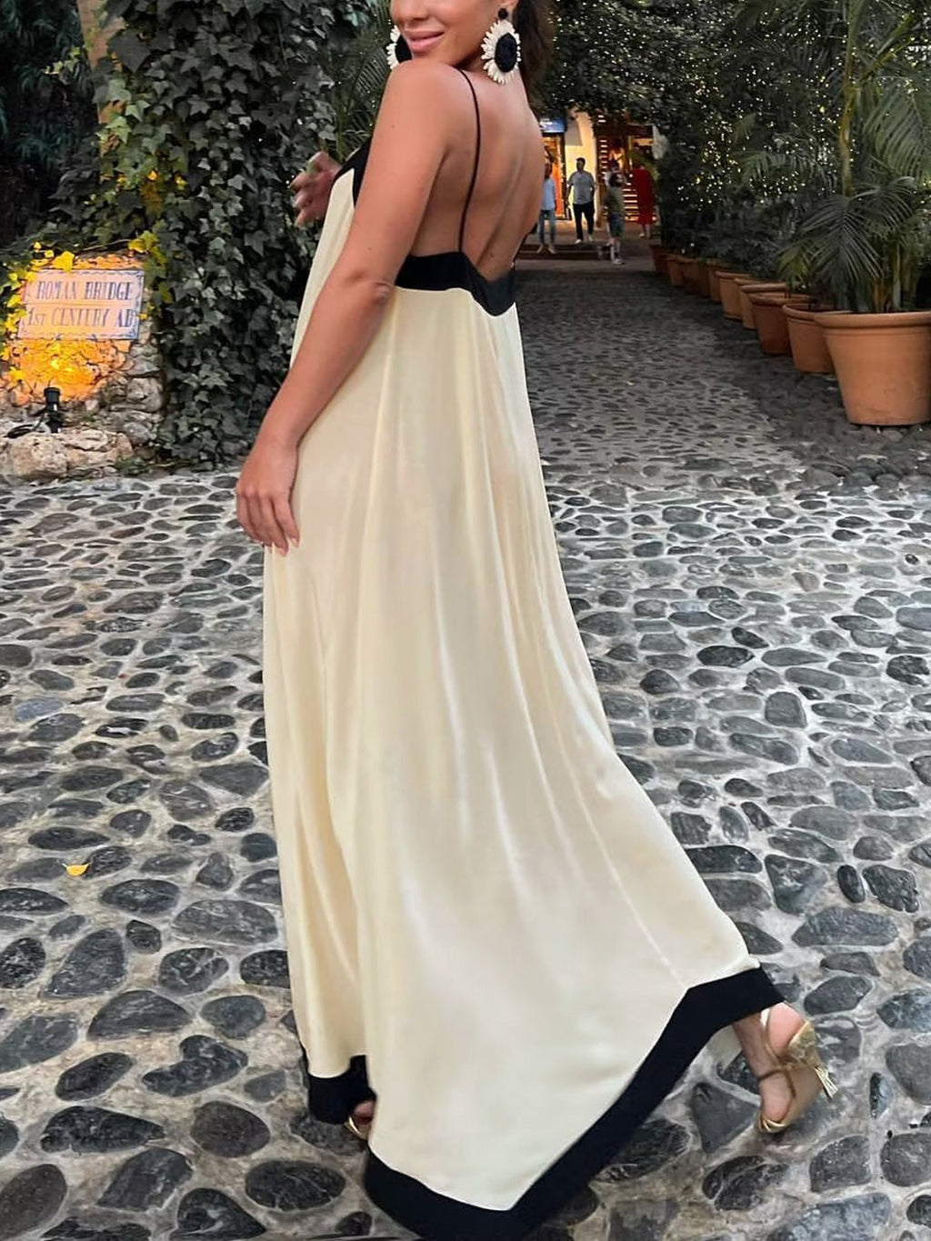 Milano Old Money Slip Long Dress