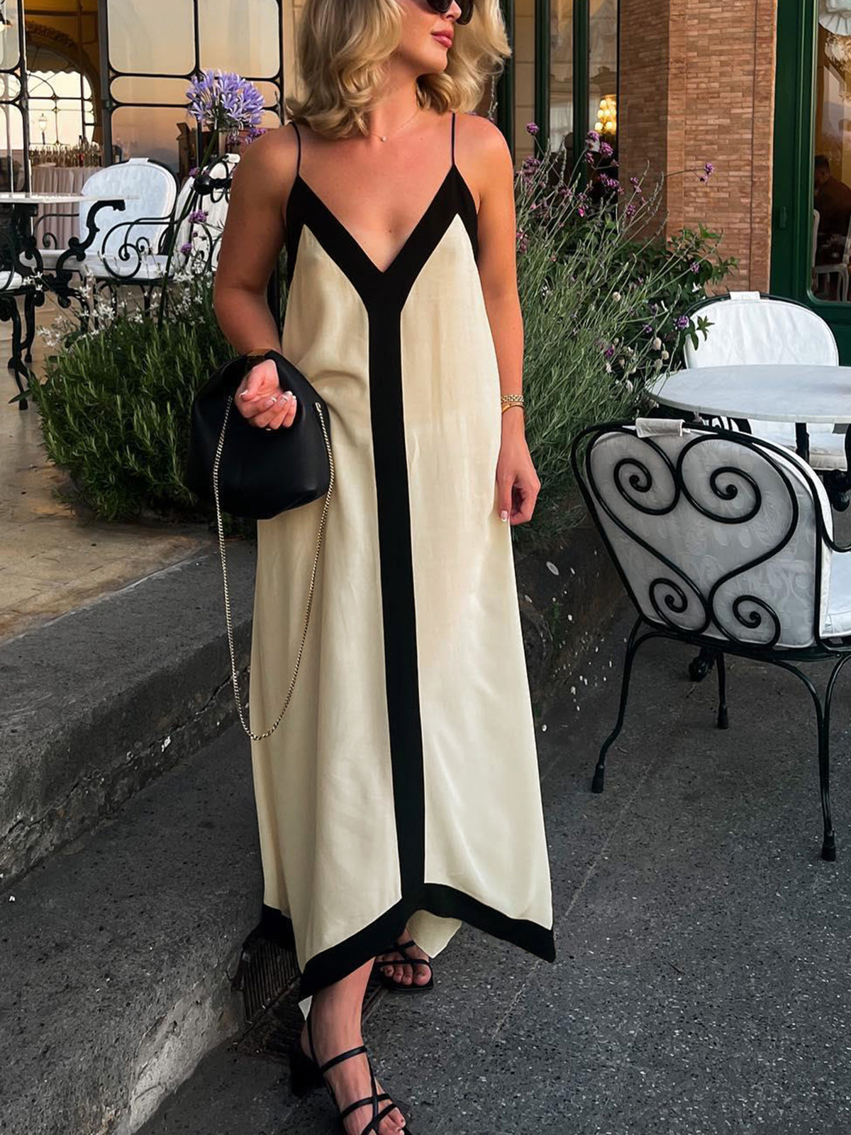 Milano Old Money Slip Long Dress
