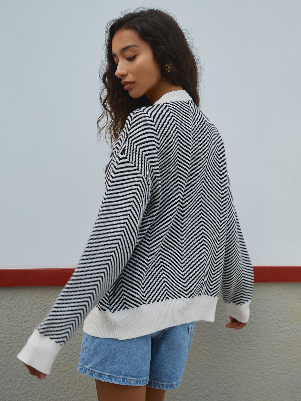 Heathered Ease Oversized Cardigan