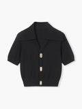 Polished Ease Effortless Collared Top