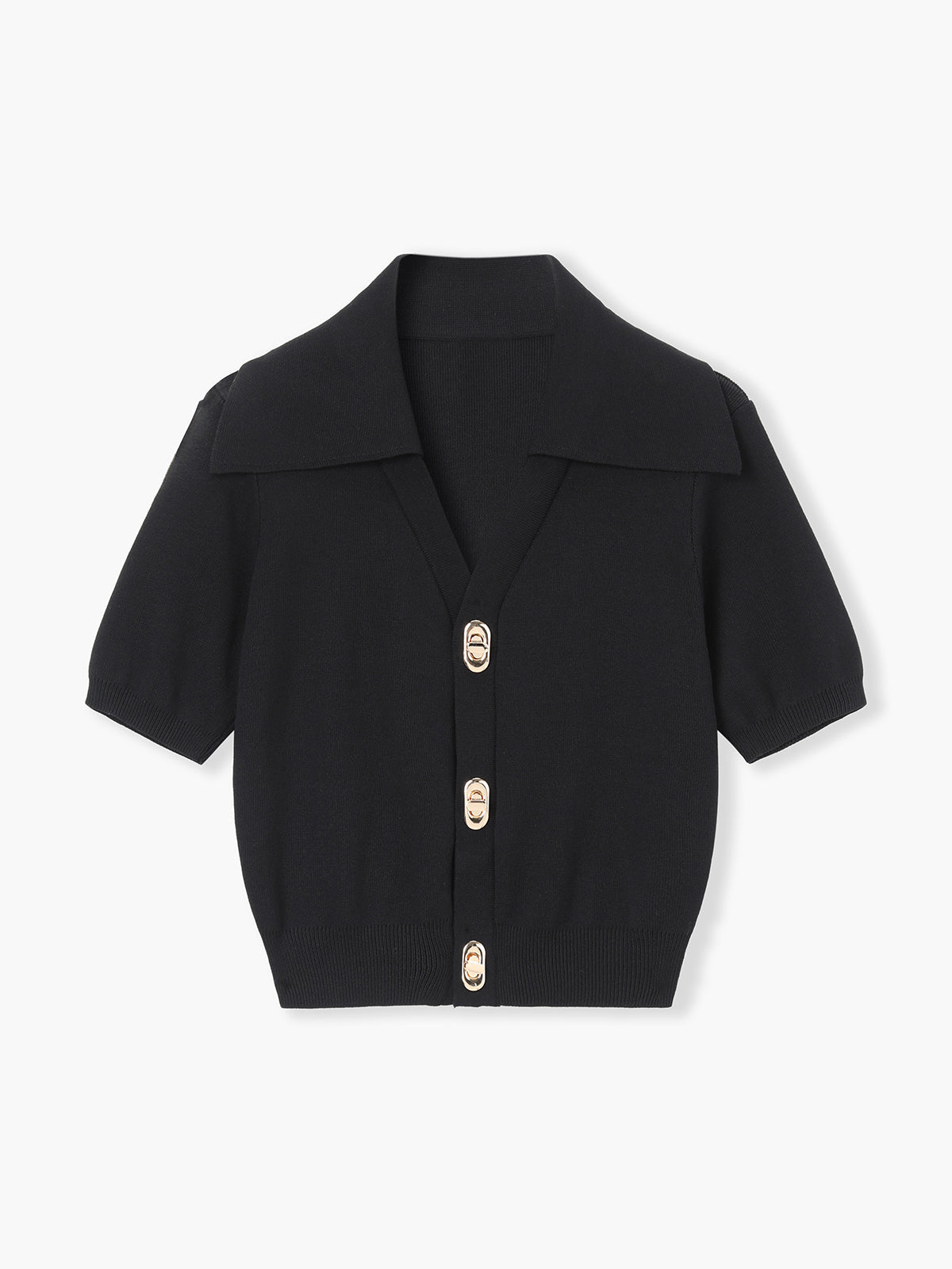 Polished Ease Effortless Collared Top