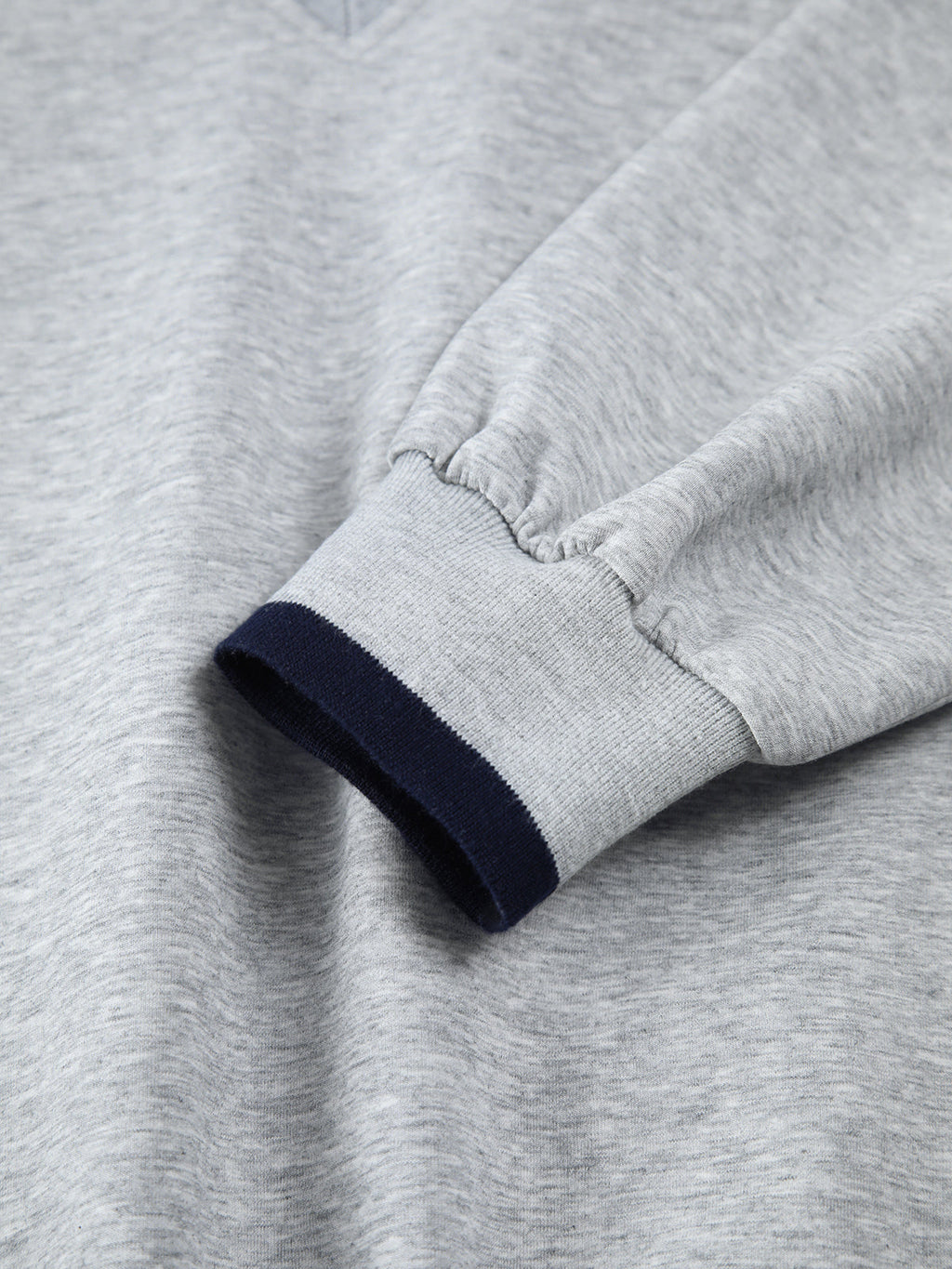 Cozy Luxe Contrast Oversized Sweatshirt