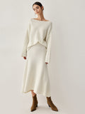 Cozy Girl Oversized Sweater & Skirt Set