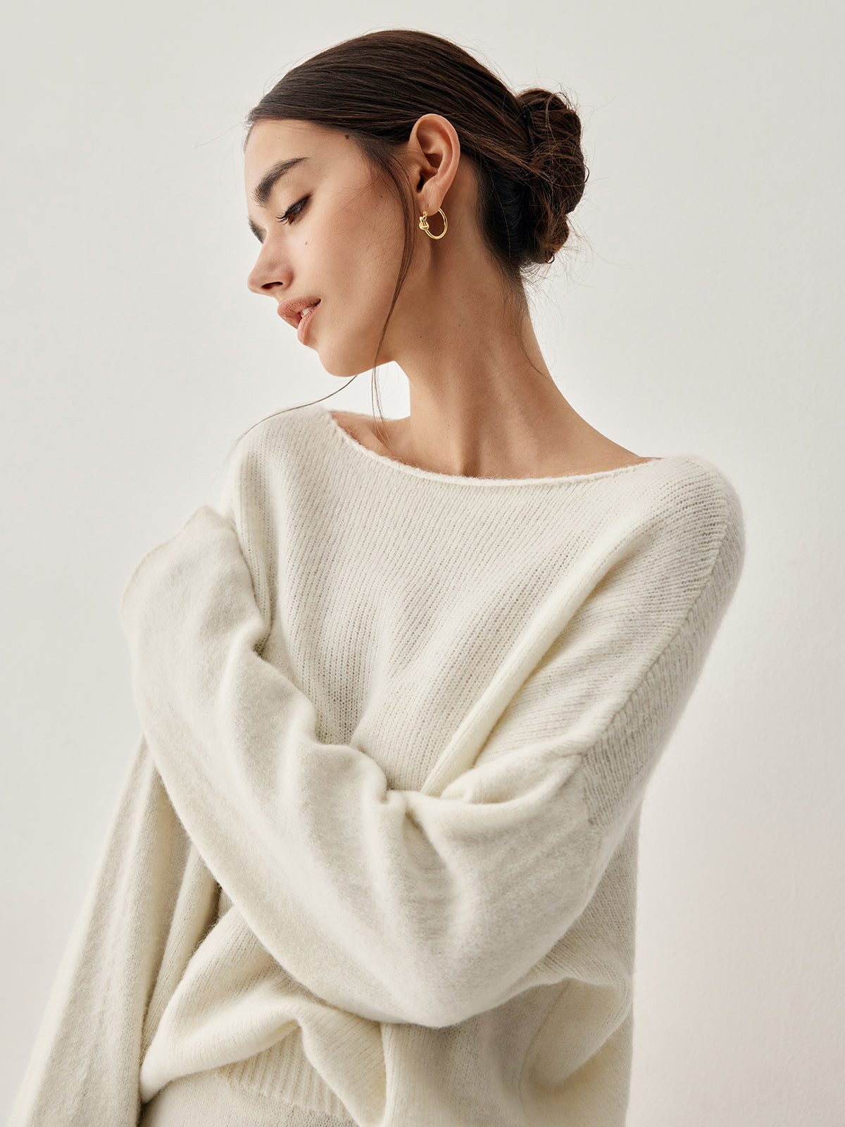Cozy Girl Oversized Sweater & Skirt Set