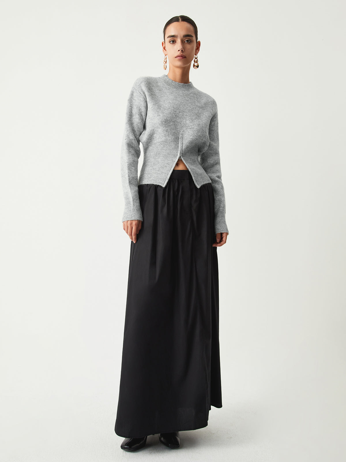 Easy Days Half Zip Plush Fuzzy Sweater