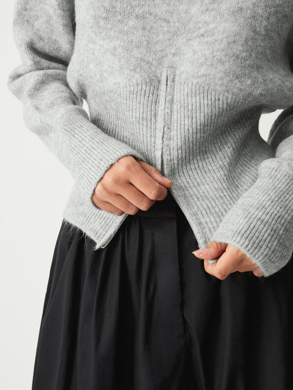 Easy Days Half Zip Plush Fuzzy Sweater