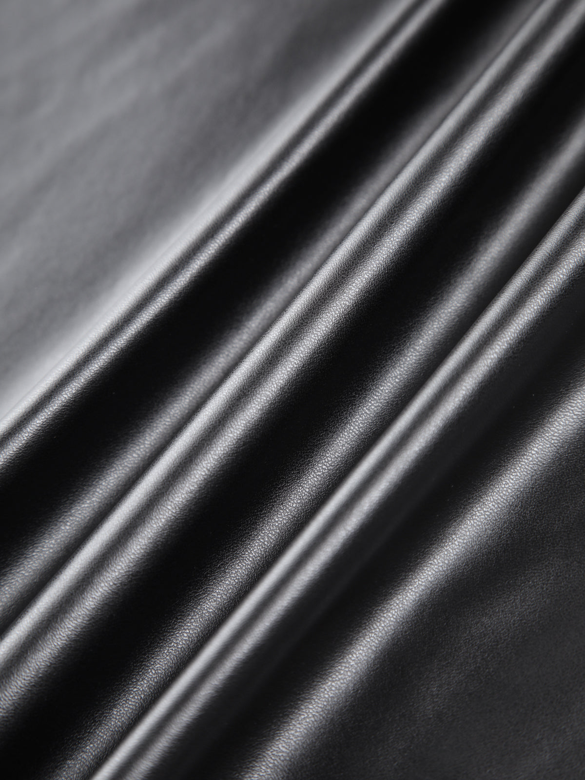 Venus Faux Leather Slit Midi Skirt