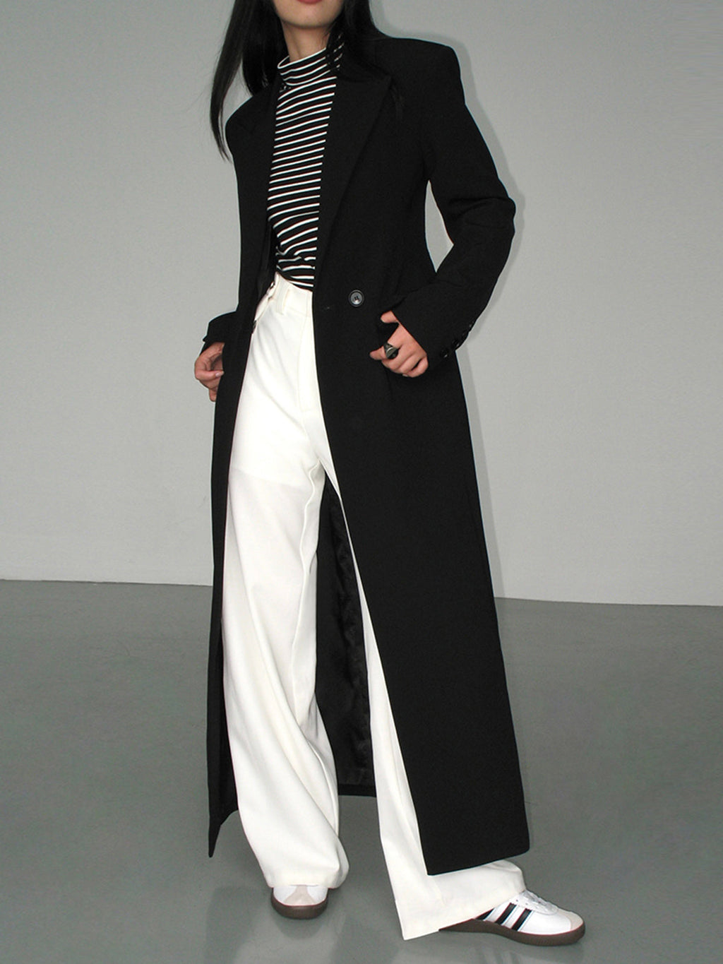 Sharp & Chic Blazer Coat
